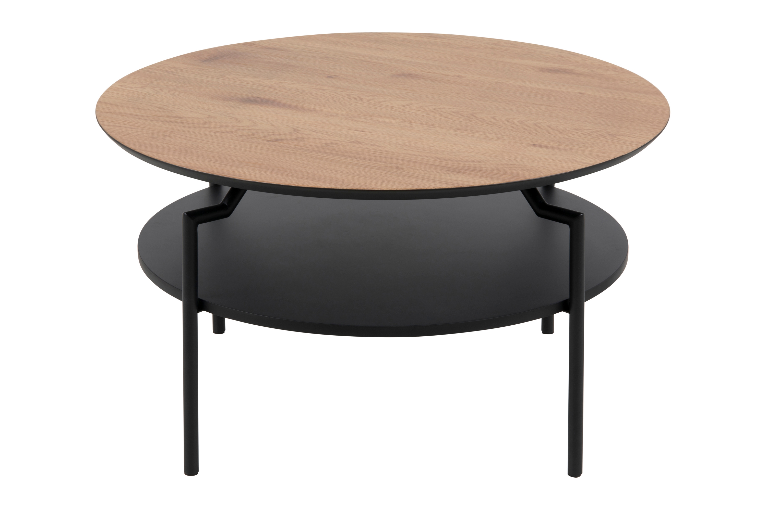 malva soffbord trä/svart -