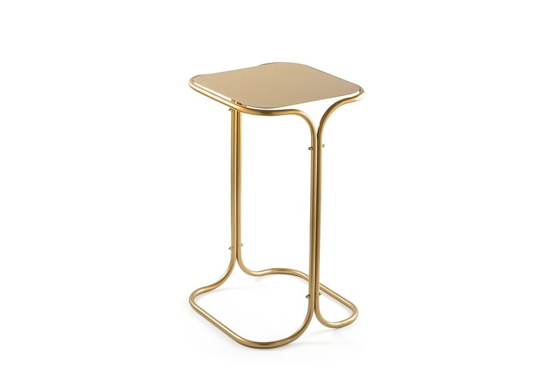 Mamta Kvadratiskt Soffbord 30 cm i Metall - Mässingsguld - Möbler - Vardagsrum - Soffbord & vardagsrumsbord - Soffbord