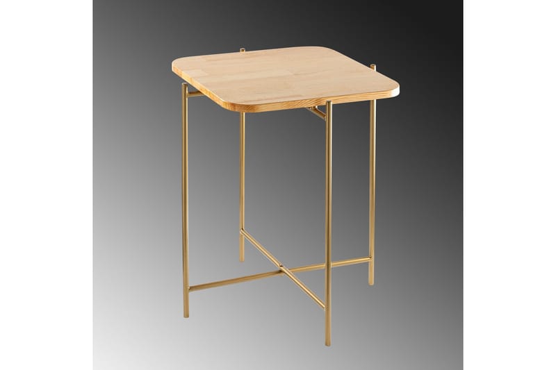 Mamta Kvadratiskt Soffbord 46 cm i Ljust Trä - Beige - Möbler - Vardagsrum - Soffbord & vardagsrumsbord - Soffbord