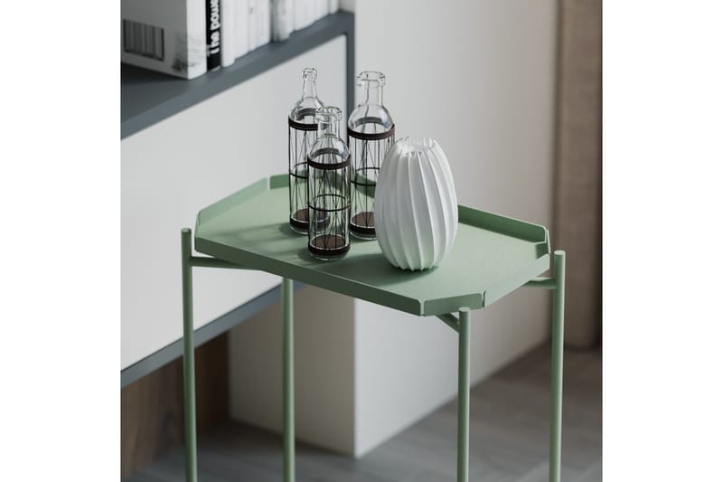 Mamta Rektangulärt Soffbord 40 cm i Metall - Grön - Möbler - Vardagsrum - Soffbord & vardagsrumsbord - Soffbord