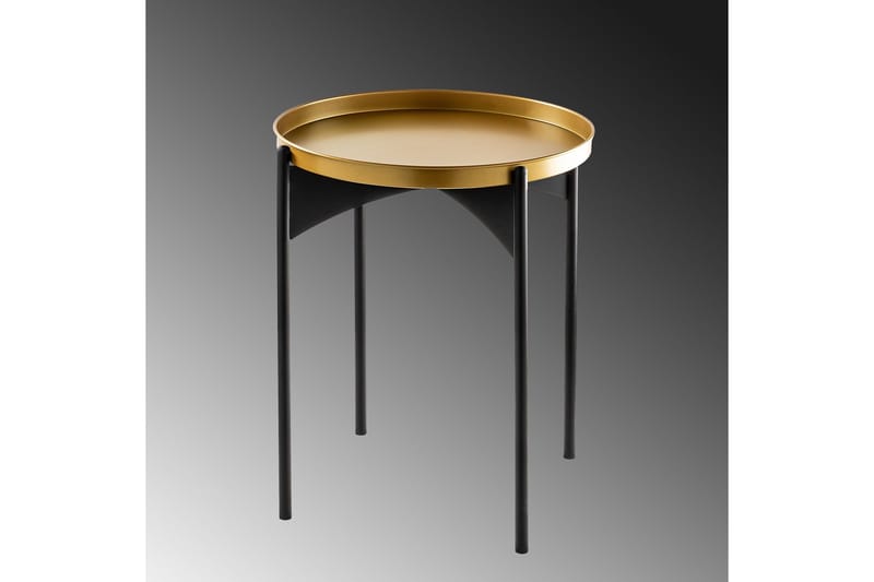 Mamta Runt Soffbord 44 cm i Metall - Guld - Möbler - Vardagsrum - Soffbord & vardagsrumsbord - Soffbord