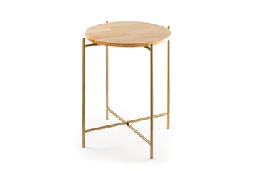 Mamta Runt Soffbord 46 cm i Ljust Trä - Ljus Natur - Möbler - Vardagsrum - Soffbord & vardagsrumsbord - Soffbord