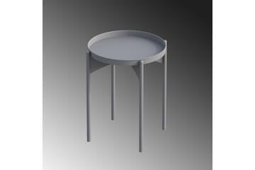 Mamta Runt Soffbord Brickbord 44 cm i Metall - Grå - Möbler - Vardagsrum - Soffbord & vardagsrumsbord - Soffbord