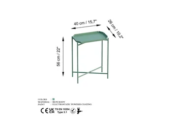 Mamta Soffbord 26 cm - Green - Möbler - Vardagsrum - Soffbord & vardagsrumsbord - Soffbord