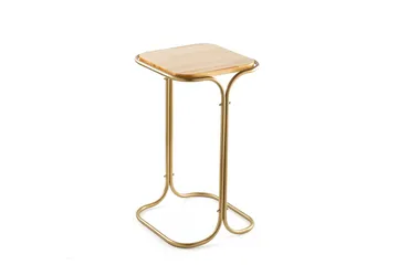Mamta Soffbord 30 cm - Guld/Natural - Möbler - Vardagsrum - Soffbord & vardagsrumsbord - Soffbord