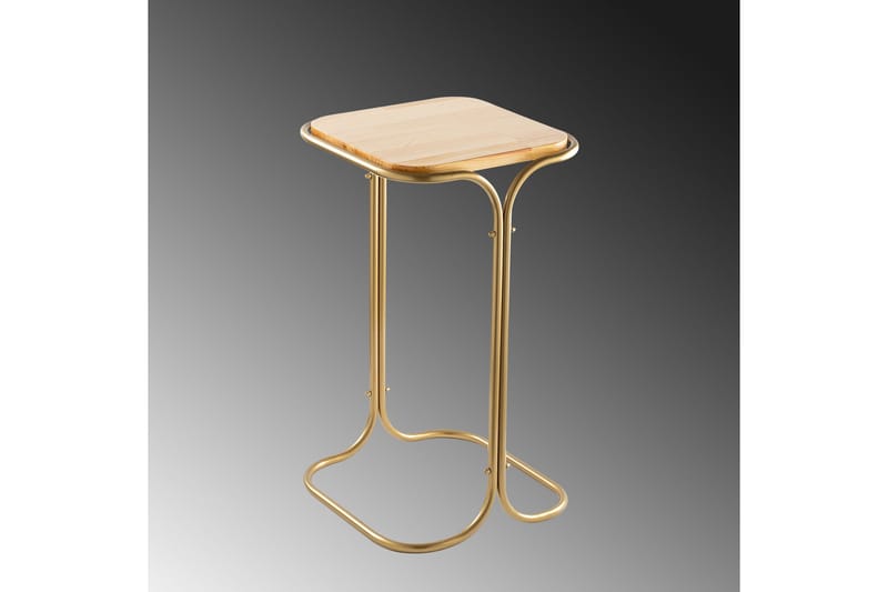 Mamta Soffbord 30 cm - Guld/Natural - Möbler - Vardagsrum - Soffbord & vardagsrumsbord - Soffbord