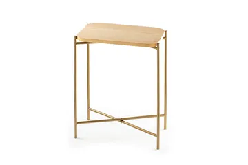 Mamta Soffbord 40 cm - Guld/Natural - Möbler - Vardagsrum - Soffbord & vardagsrumsbord - Soffbord