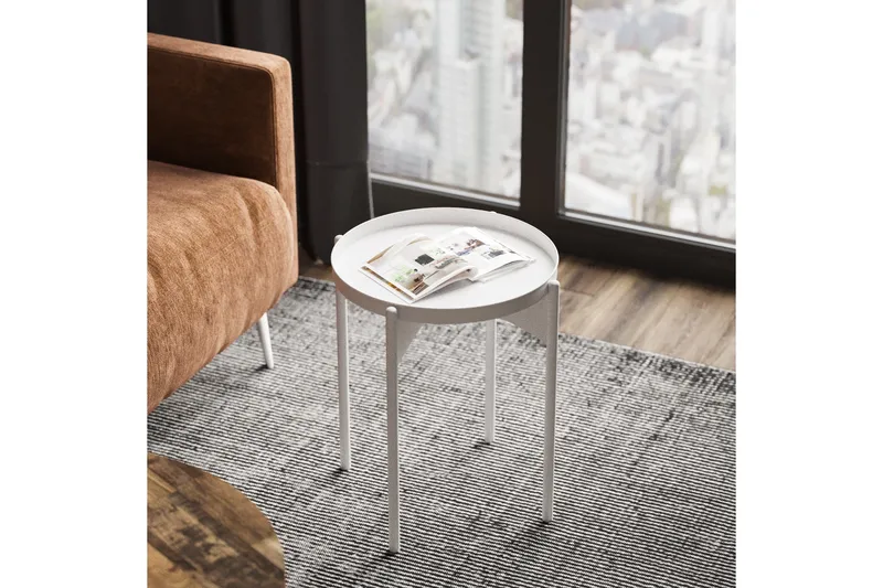 Mamta Soffbord 44 cm - Vit - Möbler - Vardagsrum - Soffbord & vardagsrumsbord - Soffbord