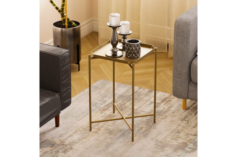 Mamta Soffbord 46 cm - Guld - Möbler - Vardagsrum - Soffbord & vardagsrumsbord - Soffbord