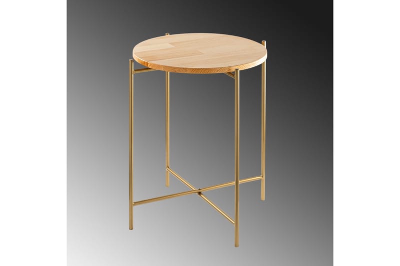 Mamta Soffbord 46 cm - Guld/Natural - Möbler - Vardagsrum - Soffbord & vardagsrumsbord - Soffbord