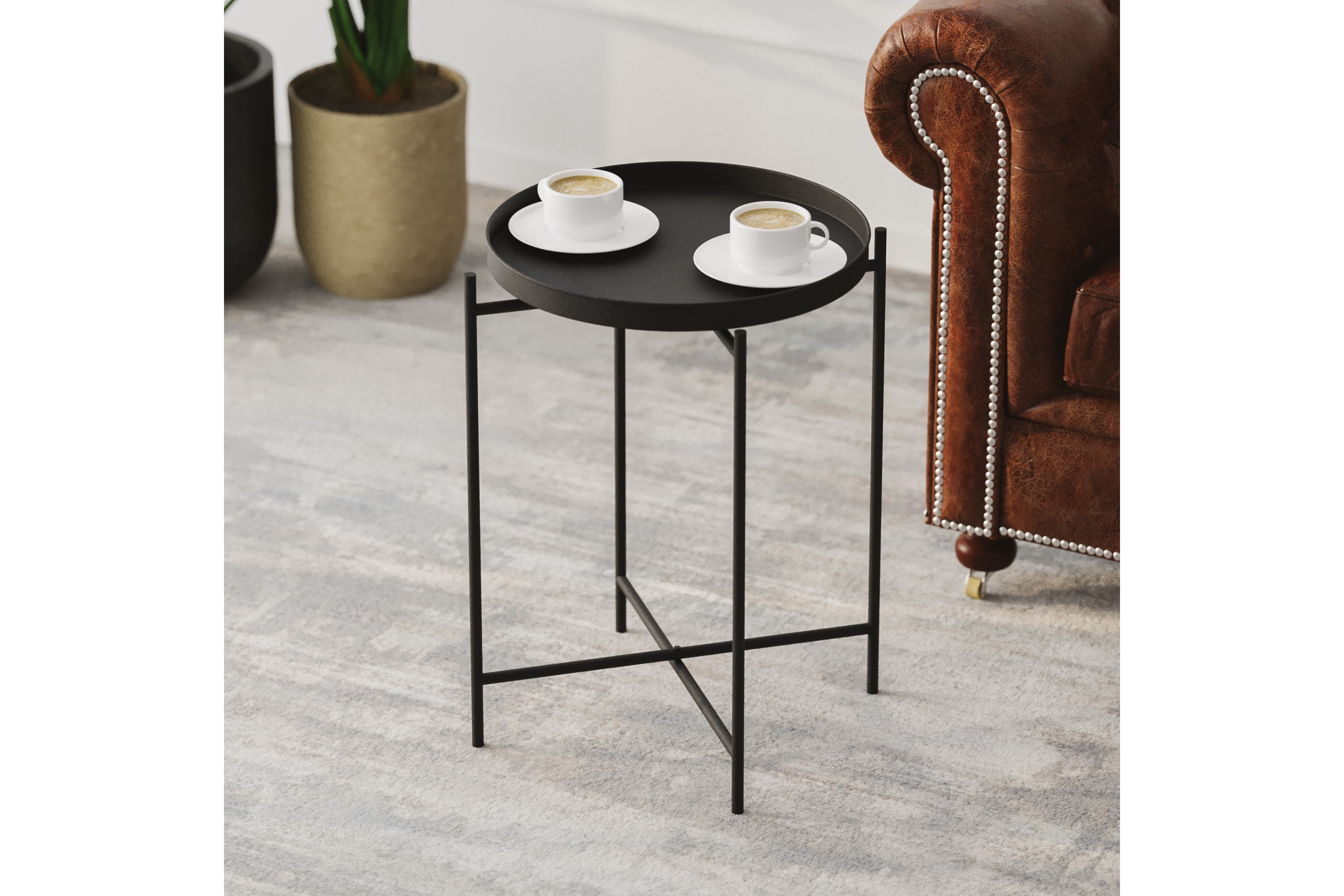 mamta soffbord 46 cm svart -