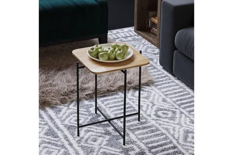 Mamta Soffbord 46 cm, Svart/Natural