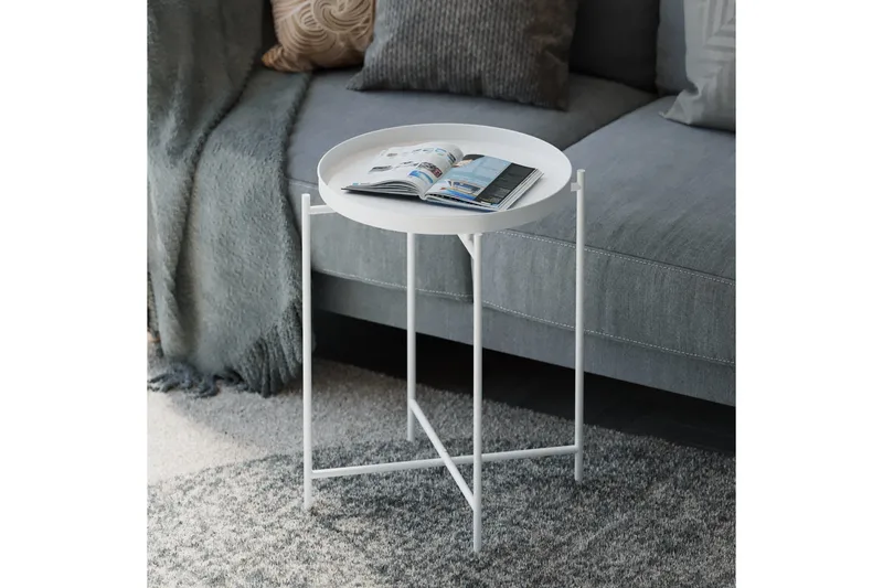 Mamta Soffbord 46 cm - Vit - Möbler - Vardagsrum - Soffbord & vardagsrumsbord - Soffbord