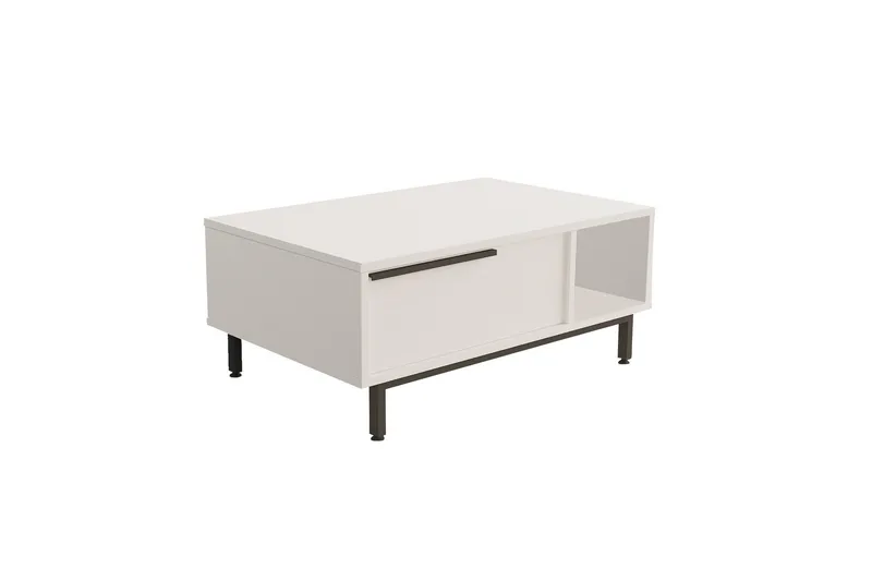 Manku Soffbord 90 cm - Vit - Möbler - Vardagsrum - Soffbord & vardagsrumsbord - Soffbord