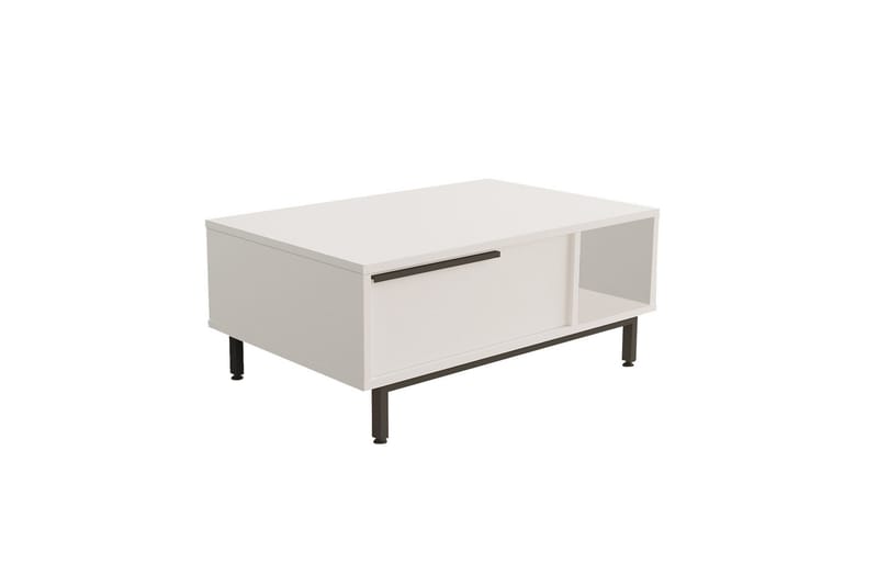 Manku Soffbord 90 cm - Vit - Möbler - Vardagsrum - Soffbord & vardagsrumsbord - Soffbord