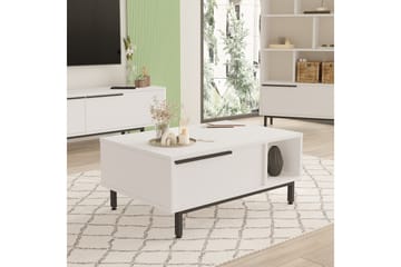 Manku Soffbord 90 cm Vit