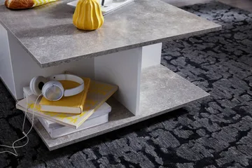 Marchall Soffbord 70 cm - Vit - Möbler - Vardagsrum - Soffbord & vardagsrumsbord - Soffbord
