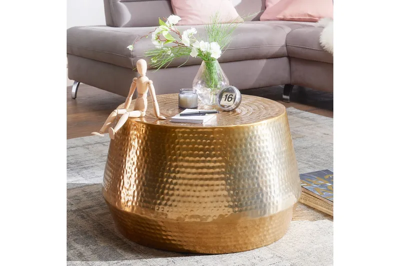 Marypark Soffbord 60 cm - Guld - Möbler - Vardagsrum - Soffbord & vardagsrumsbord - Soffbord