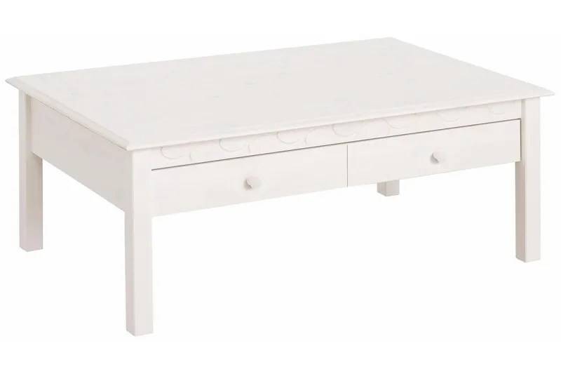 Marzell Soffbord 110 cm - Vit - Möbler - Vardagsrum - Soffbord & vardagsrumsbord - Soffbord