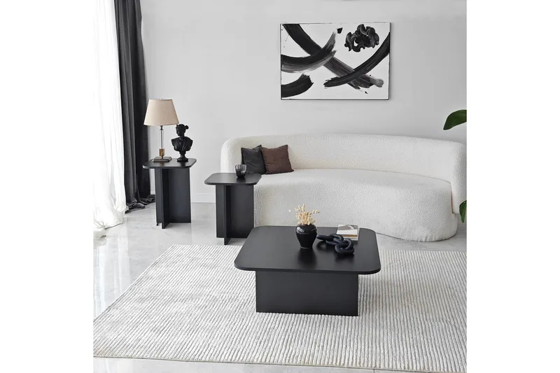 Masakage Soffbord 40 cm - Svart - Möbler - Vardagsrum - Soffbord & vardagsrumsbord - Satsbord
