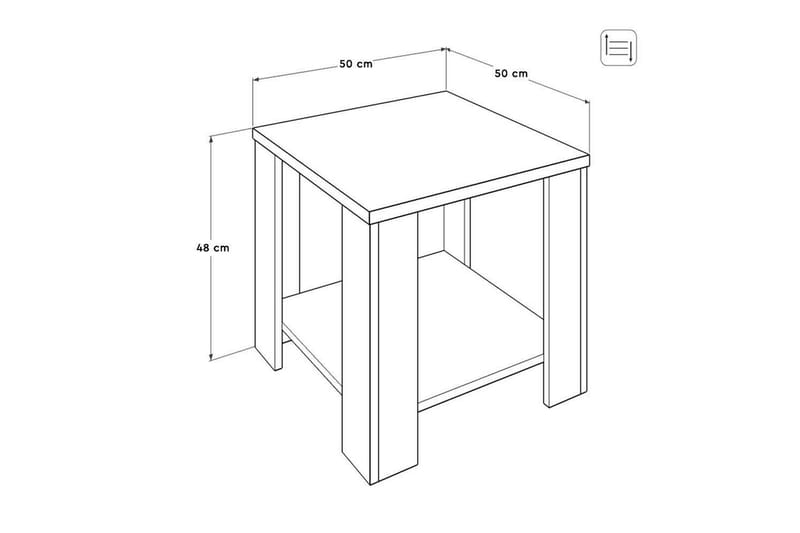 Soffbord Masao Valnöt - Oslo Valnöt - Möbler - Vardagsrum - Soffbord & vardagsrumsbord - Soffbord
