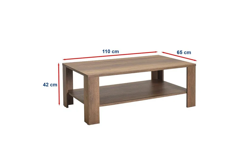 Soffbord Masao Valnöt - Valnöt - Möbler - Vardagsrum - Soffbord & vardagsrumsbord - Soffbord