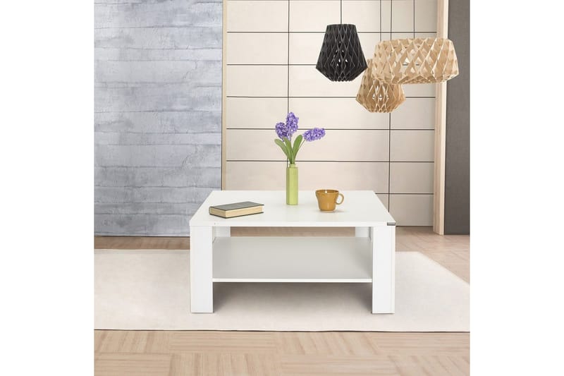 Soffbord Masao Vit - Vit - Möbler - Vardagsrum - Soffbord & vardagsrumsbord - Soffbord