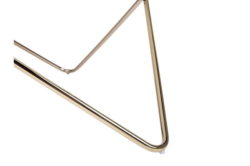 Meerah Soffbord 80 cm Runt Marmormönster - Glas/Vit/Guld - Möbler - Vardagsrum - Soffbord & vardagsrumsbord - Soffbord