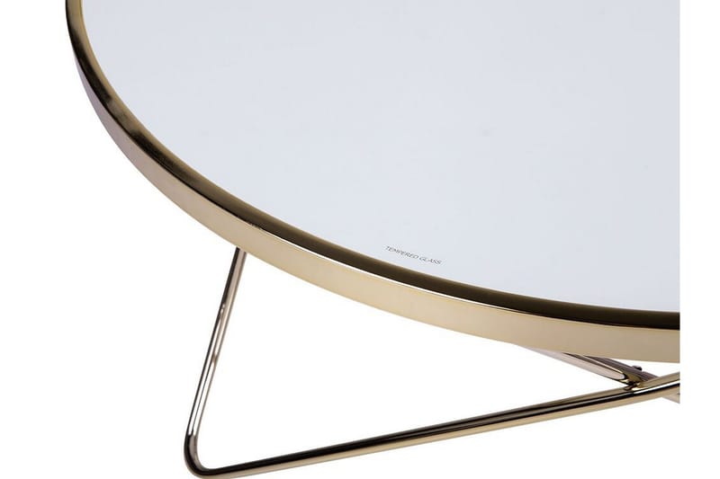 Meerah Soffbord 80 cm Runt - Vit - Möbler - Vardagsrum - Soffbord & vardagsrumsbord - Soffbord