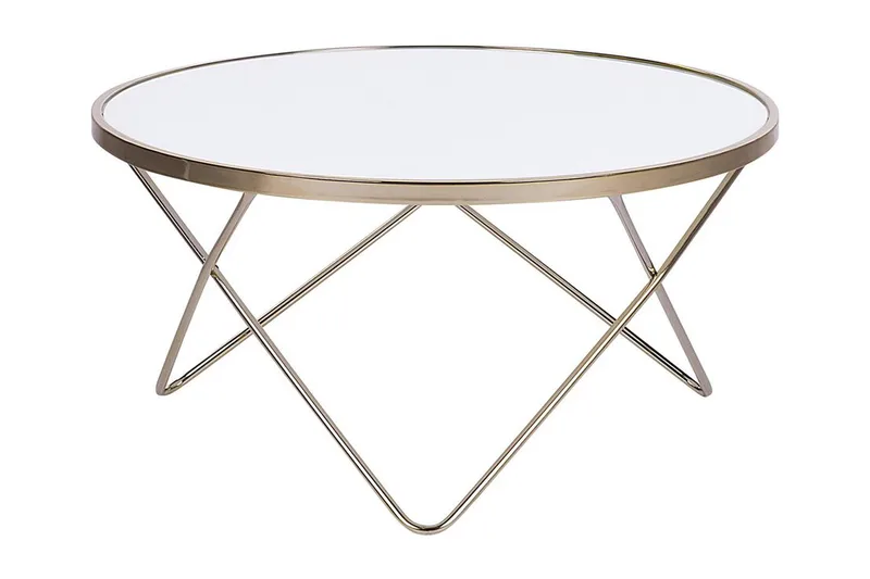 Meerah Soffbord 80 cm Runt - Vit - Möbler - Vardagsrum - Soffbord & vardagsrumsbord - Soffbord