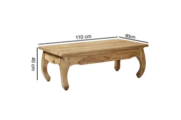 Melchionno Soffbord 110 cm - Akacia - Möbler - Vardagsrum - Soffbord & vardagsrumsbord - Soffbord