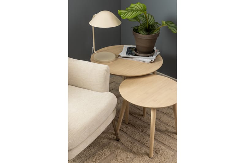 Miglani Soffbord 60 cm Rund Natural - Soffbord - Bord