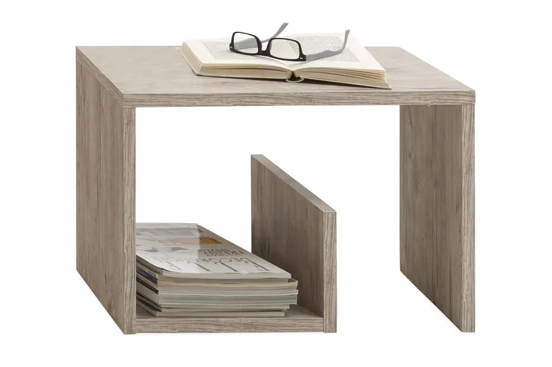 Mikora Soffbord 59 cm med Förvaring Hyllor - Trä - Möbler - Vardagsrum - Soffbord & vardagsrumsbord - Soffbord