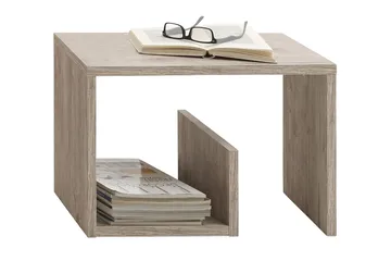 Mikora Soffbord 59 cm med Förvaring Hyllor - Trä - Möbler - Vardagsrum - Soffbord & vardagsrumsbord - Soffbord