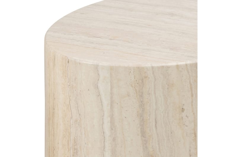 Mirol 33x48 cm Ovalt Soffbord i Sten - Beige - Möbler - Vardagsrum - Soffbord & vardagsrumsbord - Satsbord