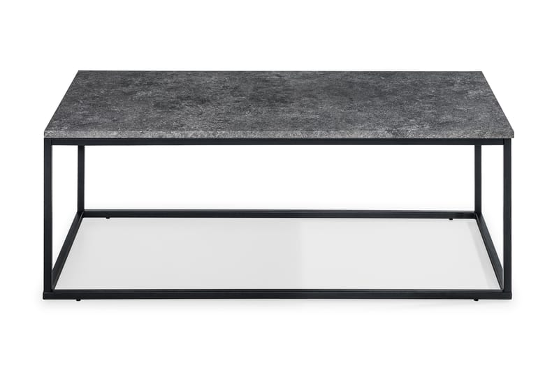 MITA Soffbord 120 cm Betonggrå/Svart - Bord - Soffbord