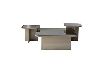 Moosonee Soffbord 80 cm - Beige - Möbler - Vardagsrum - Soffbord & vardagsrumsbord - Satsbord