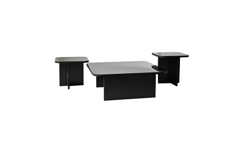 Moosonee Soffbord 80 cm - Svart - Möbler - Vardagsrum - Soffbord & vardagsrumsbord - Satsbord