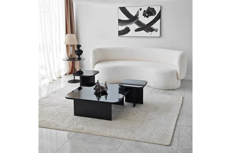 Moosonee Soffbord 80 cm, Svart