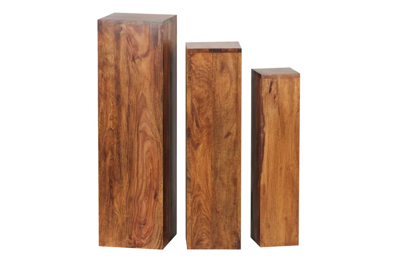 Morgillo Satsbord 3-pack - Trä/natur - Möbler - Vardagsrum - Soffbord & vardagsrumsbord - Satsbord