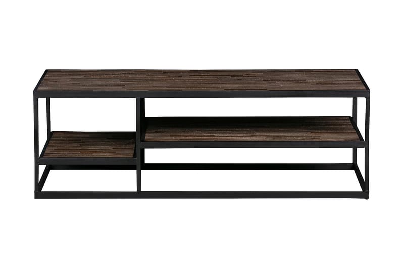 MOSSEBY Soffbord 120 cm Teak/Svart Järn - Soffbord - Bord