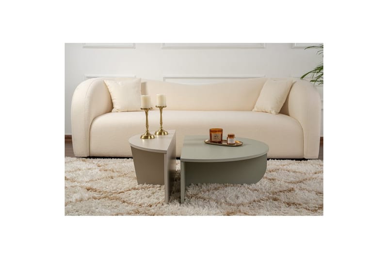 Soffbord Mukund Askgrön Sandsten - Askgrön Sandsten - Möbler - Vardagsrum - Soffbord & vardagsrumsbord - Soffbord