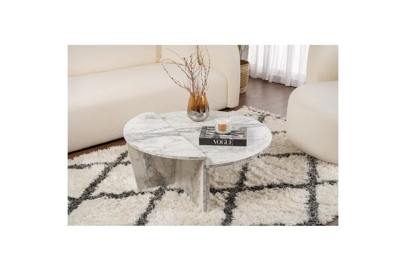 Soffbord Mukund Freesia Marble - Freesia Marble - Möbler - Vardagsrum - Soffbord & vardagsrumsbord - Soffbord