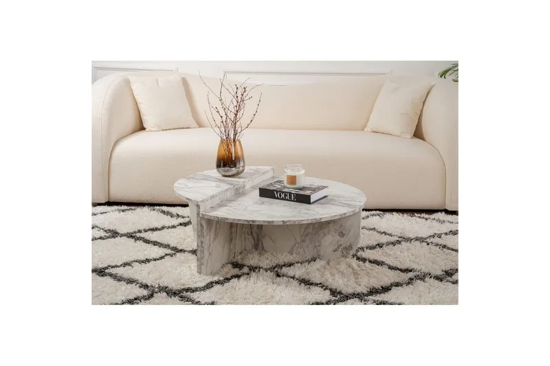 Soffbord Mukund Freesia Marble - Freesia Marble - Möbler - Vardagsrum - Soffbord & vardagsrumsbord - Soffbord