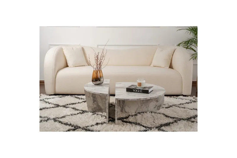 Soffbord Mukund Freesia Marble - Freesia Marble - Möbler - Vardagsrum - Soffbord & vardagsrumsbord - Soffbord