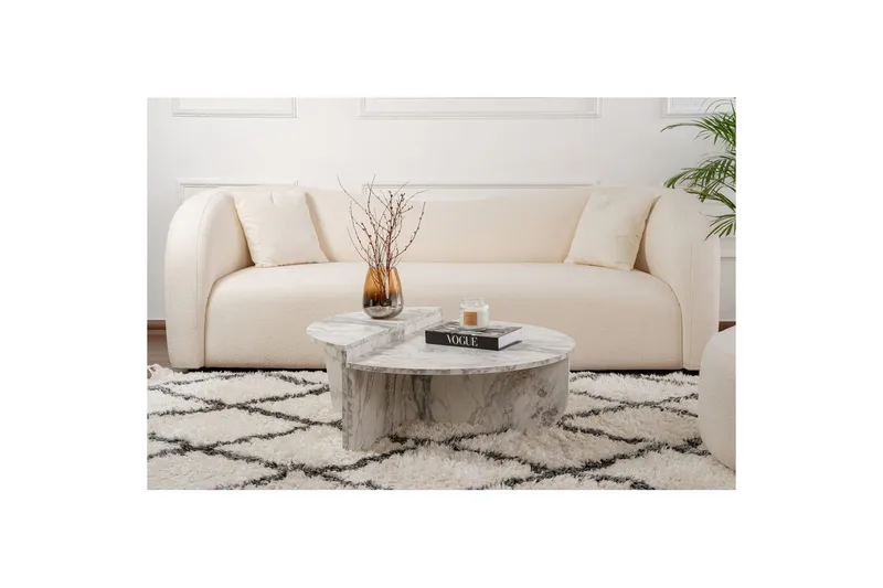 Soffbord Mukund Freesia Marble - Freesia Marble - Möbler - Vardagsrum - Soffbord & vardagsrumsbord - Soffbord
