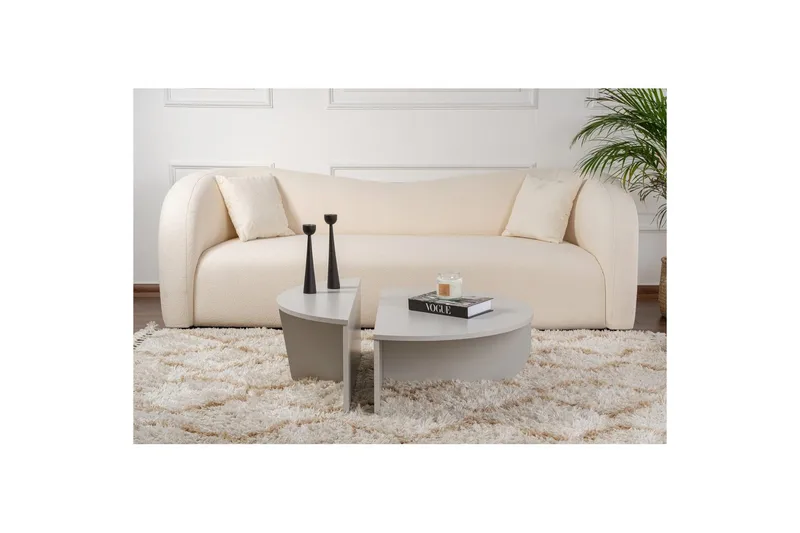 Soffbord Mukund Grå - Grå - Möbler - Vardagsrum - Soffbord & vardagsrumsbord - Soffbord