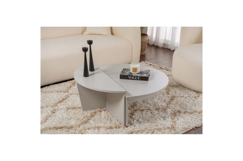 Soffbord Mukund Grå - Grå - Möbler - Vardagsrum - Soffbord & vardagsrumsbord - Soffbord