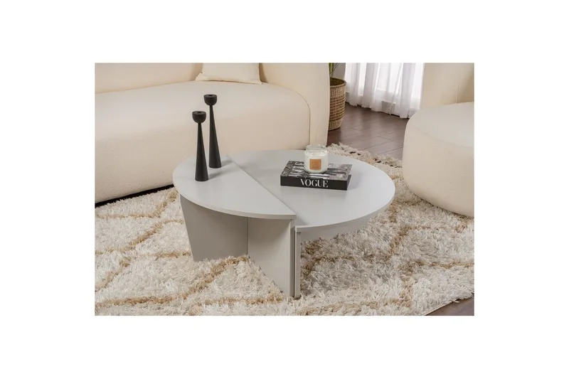 Soffbord Mukund Grå - Grå - Möbler - Vardagsrum - Soffbord & vardagsrumsbord - Soffbord