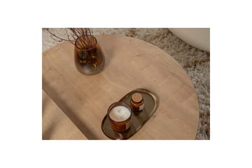 Soffbord Mukund Honey Oak Black - Honey Oak Black - Möbler - Vardagsrum - Soffbord & vardagsrumsbord - Satsbord